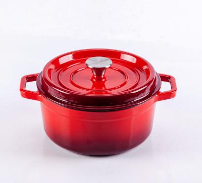 China Sustainable Hot Sale High Quality Cookware Ceramic Casserole Cooking Pots And Pans Cast Iron Enamel Cooking Pot for sale