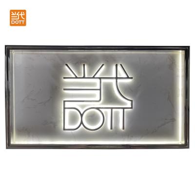 China DOTT companies manufacture signage display Logo Sign light box, LED lighting light box, design and customization are acceptable for sale