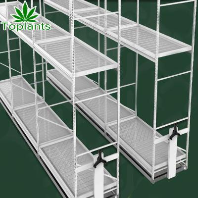 China Indoor Plant Mobile Growing Systems Grow Stand Mobile Vertical Hydroponic System for sale