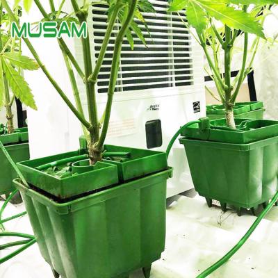 China Modern Hydroponic Flood Table Substrate Growing Pots Grow Pot for sale