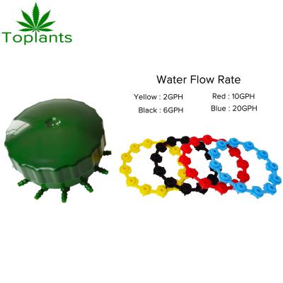 China Agriculture Irrigaiton 12 Outlet Irrigation Hydroponic Bubbler For Water Supply for sale