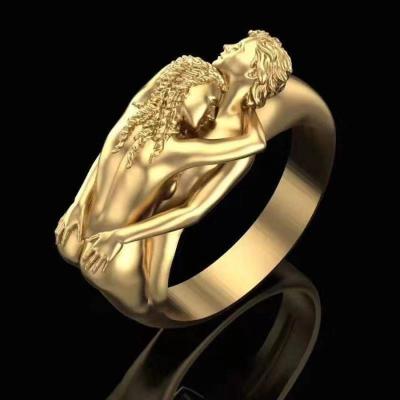 China CLASSIC New Classic Designed 9k 14K 18K Real Gold Statement Ring For Women Ring for sale