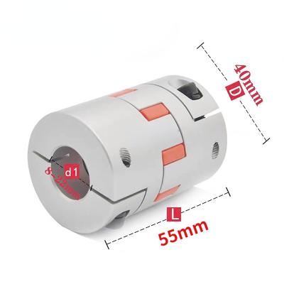 China Shops Printing Spot Shaft Coupling 40mm LM D40L55 Coupler Motor Connector For 3D Printer CNC Engraving MachineLinear Module Flexible Coupling for sale