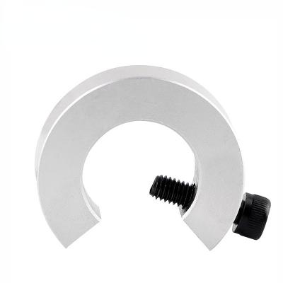 China Print Shops Fixed Big Ring Opening Type For SBR12 SBR16 Stop Collar Positioner SCH Aluminum Alloy Surface Anodizing Optical Fixed Clamp for sale