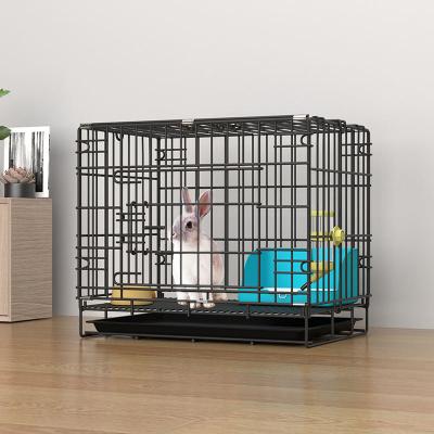 China Stocked Barrier Gate Pet Supplies Bunny Safety Gate Animal Dog Barrier Cage Square Tube Dog Cage Keep Clean Pet Barrier for sale