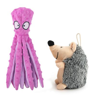 China Squeaker Viable Home Educational Pet Dog Octopus Resistance To Bite Sound Toys for sale