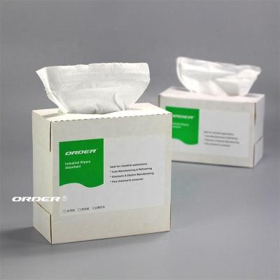 China Universal Heavy Duty Box Pop White Food Service Disposable Nonwoven Wipes Sustainable for sale