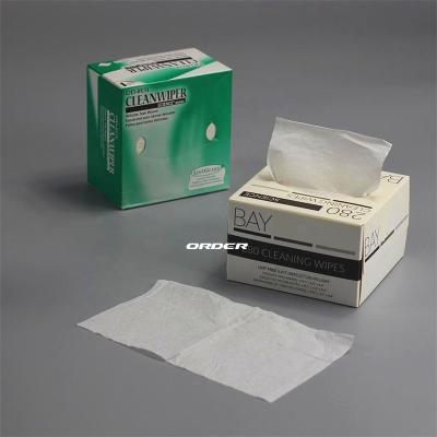 China Pop Up Box Factory Direct Sales Eco-friendly Lint Free Paper Wood Pulp Lab Cleaning Paper Wipers for sale