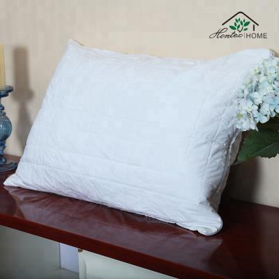 China Bedding Custom White 100% Cotton Hotel Pillow Cushions Bed Goose Down Cheap Wholesale Home Decor Pillows for sale