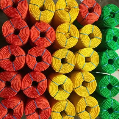 China Waterproof PE Color Twisted Rope for sale