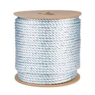 China High Tension / Durable Split Film 3 Strands Twisted PP Rope In Spool for sale