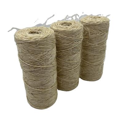 China High Strength 3 Strands 100% Natural Sisal Rope Jute Gardening Hemp Twist 6mm 8mm 10mm 12mm Decoration Rope for sale