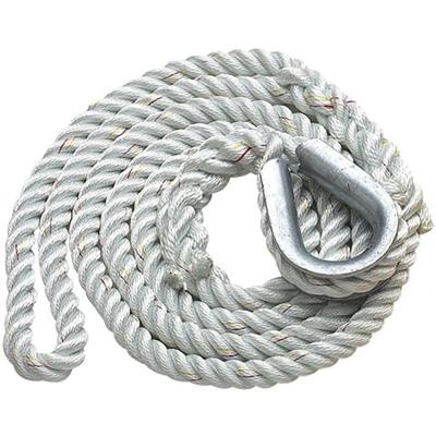 China Marine Anchor Rope Twisted PP Polyester Marine Mooring Nylon Rope For Boat Marine Use for sale