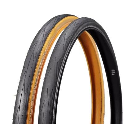 China Mountain Bikes Schwalbe Folding Bicycle Tire 20x1-1/8 28-451 Road Mountain Bike Tires 285g Yellow Side Ultralight Cycling Tire 67TPI for sale