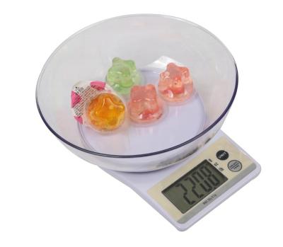 China Mini Size Smart Electronic Digital Kitchen Scale 10kg Weighing Round for sale