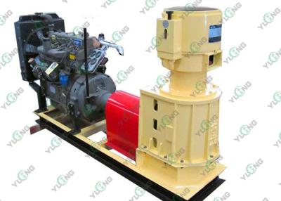 China Flat Die Pellet Making Machine , Pure Feed Materials Small Pellet Mill for sale