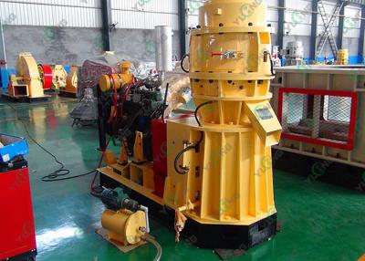 China Flat Die Pellet Mill Organic Fertilizer Granulator 600 - 1000kg Fertilizer Granules Making Machine for sale