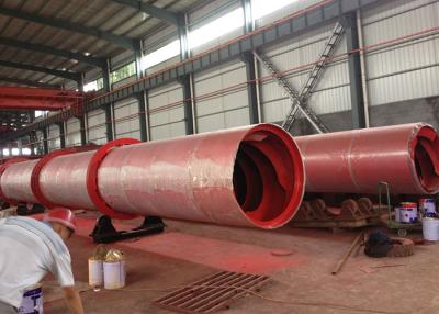 China Fertilizer Rotary Drum Dryer Alloy Steel For Organic Manure 11kw for sale