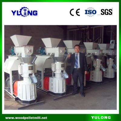 China 1 Ton High Efficiency Poultry Feed Pellet Mill Plant 300-500kg/h Output for sale