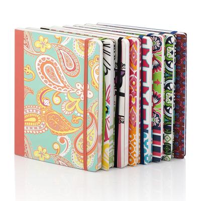 China Printed Printing 2022 Custom Colorful Logo Diary Notebook Vintage Handmade Recycle Material for sale