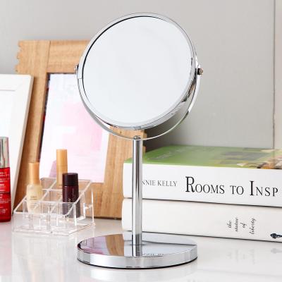 China Hot Selling Beauty Makeup Mirror Around The Turntable Double Sided Mirror Flat Mirror 106301 for sale