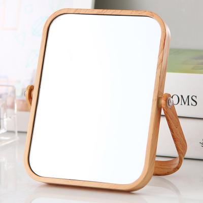 China Hot Sale POS Mirror Makeup Mirror Table Mirror With Wood Frame 109436 for sale