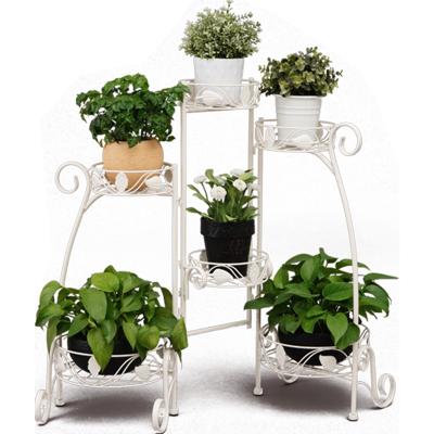 China High Quality Metal Flower Plant Stand Hot Sales Wrought Iron Casting Flower Pot Stands 109864 for sale