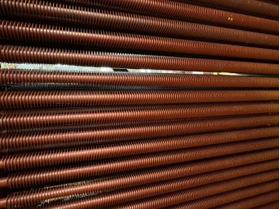 China Customized Spiral Fin Tube With 8-20Nos Fins Per Inch Stainless Steel Base Tube 1m-10m Length for sale