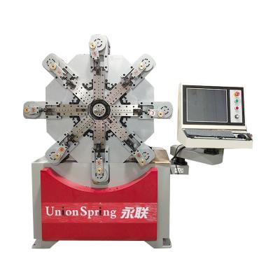 China Hotels Metal Bending Machine Diameter 1.5-5mm Automatic Metal Wire Curing Camless Spring Forming Machine for sale