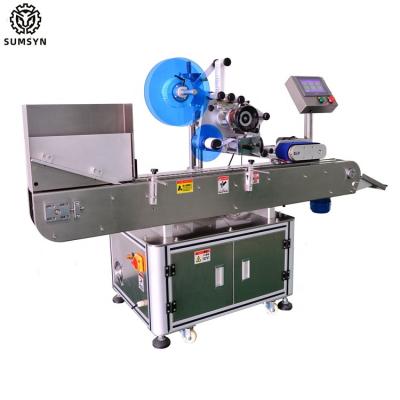 Китай Automatic print and apply label machines self adhesive sticker labeling machine round bottle labeler appication продается