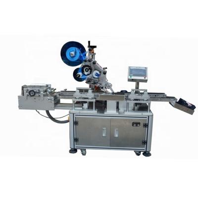 China Automatic bags edge sealing labeling machine sticker label applicator for sale