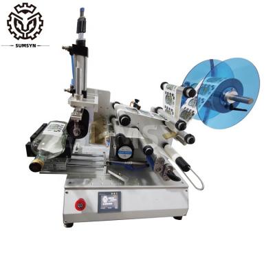 China Semi wine bottle labeling machine for beer whiskey Vodka Brandy bottle labeling for sale