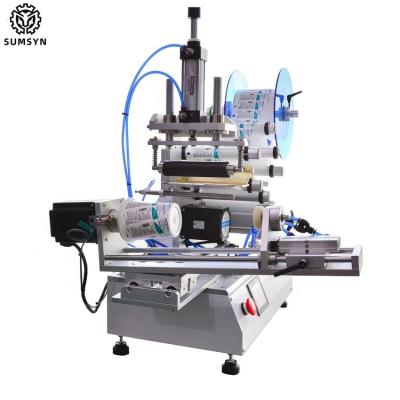 China Semi automatic cup labeling machine for water plastik coffee glass cup for sale