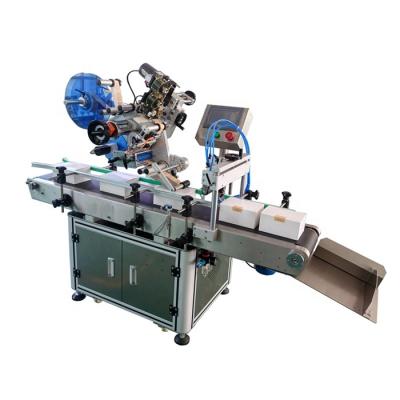 China Automatic temper evidence security labeling machine box corner sealing machine labler for sale