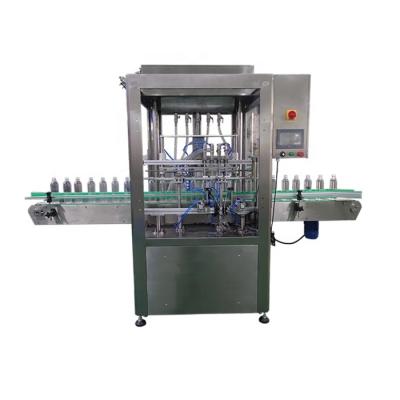 China Automatic liquid filling machine 4 head water bottle filling machine for milk water juice for sale