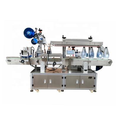 Chine Automatic labeling machine top and side surfaces self adhesive labeler wrap round flat square cosmetic bottle Jar tube cans à vendre