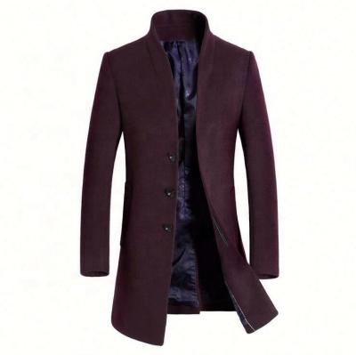 China RTS Autumn/Winter Casual Men's Woolen Jacket Breathable Oversized Woolen Jacket Men for sale