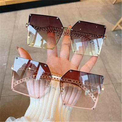 China Fashion Sunglasses New Fashion Gradient Oversized Sunglasses for sale