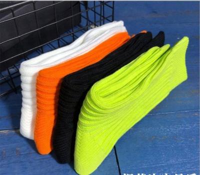 China Athletic Mens Sports Solid Color Towel Cotton Breathable Socks for sale