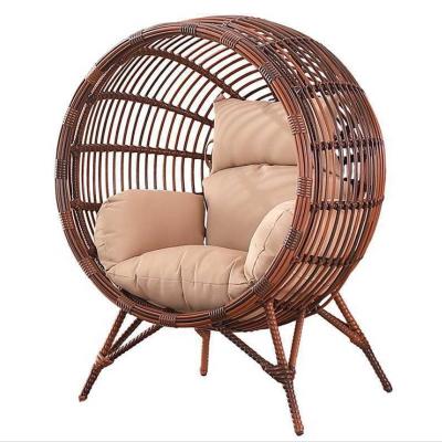 China Hotel Courtyard Convertible Hot Selling Cheap Egg Shaped Chair Kids Outdoor New Design Leisure Chair for sale