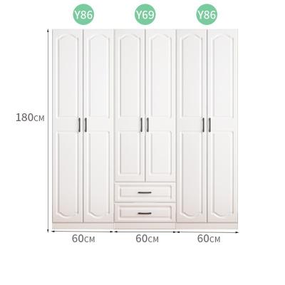 China (Others)Adjustable Closets For Closet Wooden White Small Corner Bedroom Wardrobe Storage Clothes Sliding Door Open Wardrobes for sale