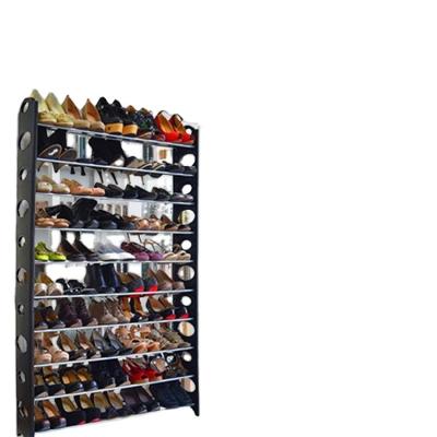 China Modern Display Shoe Rack And Storage Shoe Racks Space Saving With 10-Tier for sale