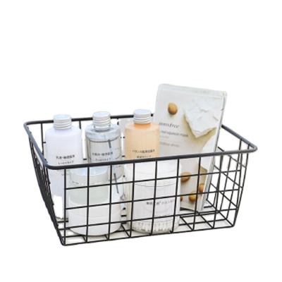 China Sustainable Storage Metal Wire Bins For Home Organization for sale