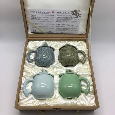 China Viable Good Quality Handmade Celadon Espresso Coffee Cup Manufacturer China for sale