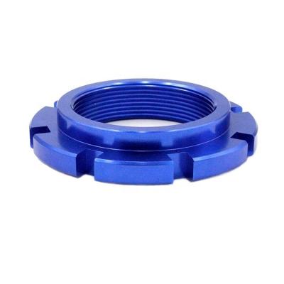 China Electronics / Automotive / Industrial / Motorcycles / Aerospace / Ignition / Automation Batch Production Custom Fabricated CNC Machined Metal Blue / Stainless Steel Big Small Anodized Alloy Lock Ring D 'aluminum for sale