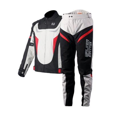 China Men's Motorcycle Jacket Outdoor Reflective Padding Clothes Anti-UV Knight Motorcycle Tension Suit Drop-Resistant Custom for sale