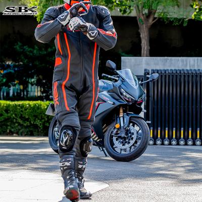 China New Fashion Breathable Custom Motorcycle Leather Racing Suit for sale