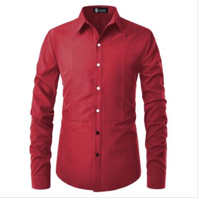 China Yc1711- Dc96 Sustainable Fashion Mens Slim Long Sleeve 2021 Fit Shirts for sale