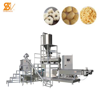 China Equipment Puffed Corn Snacks Baking Machine Puffs Corn Puff Snacks Extruder Machine Snacks Processing Line Price for sale