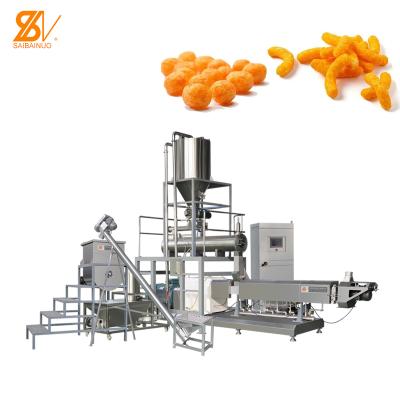 China Factory Automatic Puff Corn Making Machine Corn Puff Cheese Ball Machinery Snack Making Line for sale